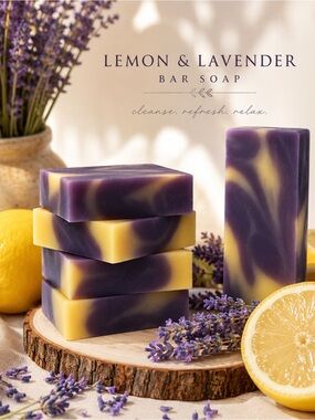 Lemon Lavender Bar Soap quantity 1